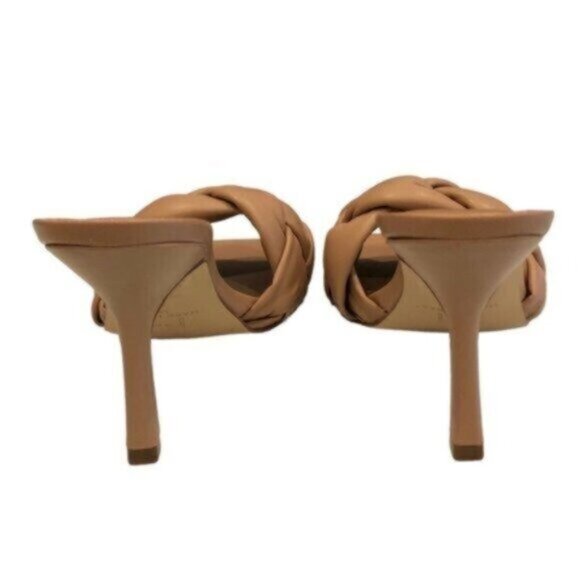 NWT Marc Fisher Tan Slide Sandal Heels 8 - Picture 5 of 10